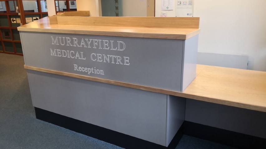 Murrayfield Medical Centre Reception Desk