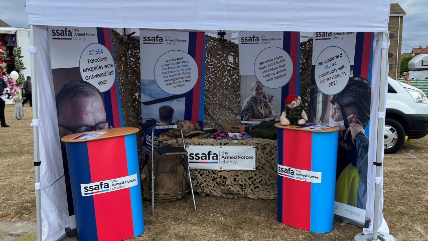 SSAFA Set-up Stall
