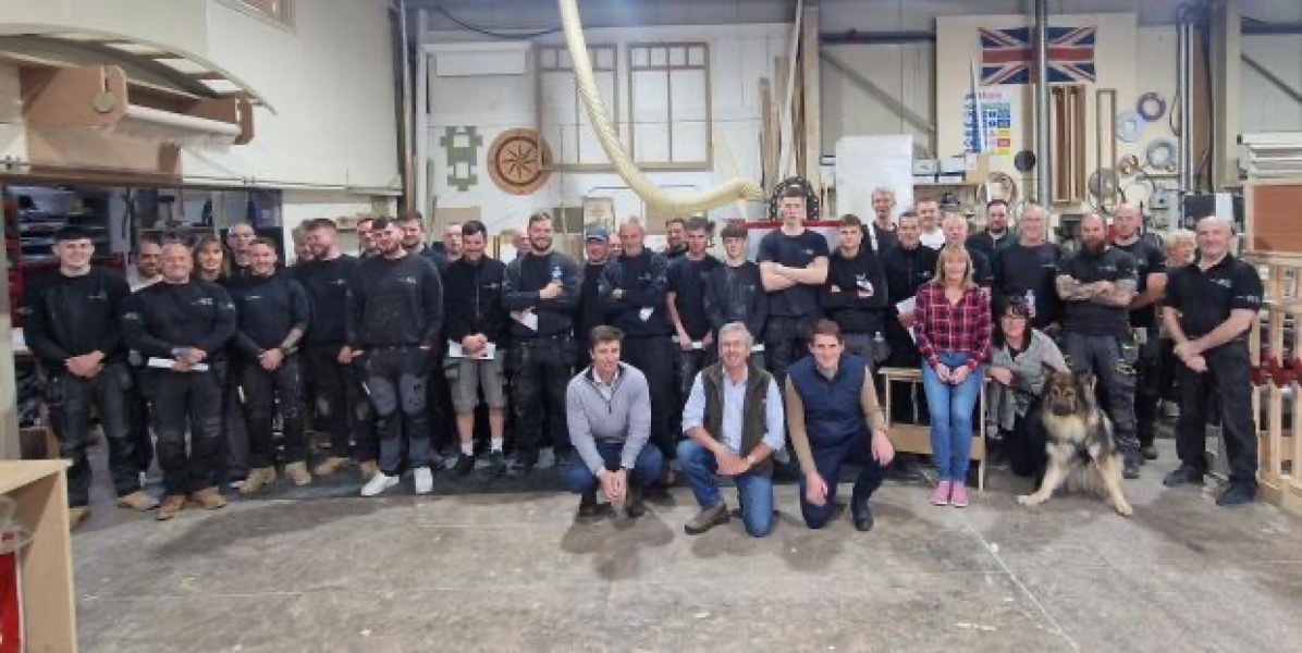 The 40 employees are now owners (Image: R P Slight & Sons)